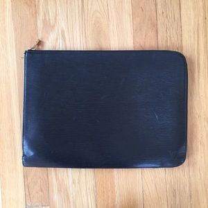 Authentic LV poche document zip portfolio